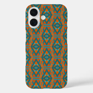 Coque Pour iPhone 16 Motif et couleurs d'art de style sud-ouest américa