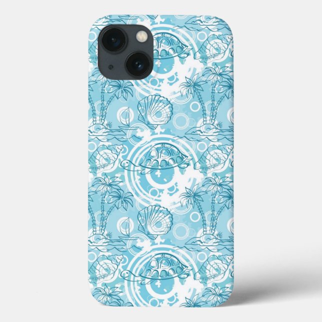 Coques Case-Mate iPhone motif exotique d'océan (Verso)