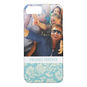 Coque iPhone 8/7 Motif fait sur commande 3 de damassé de photo et