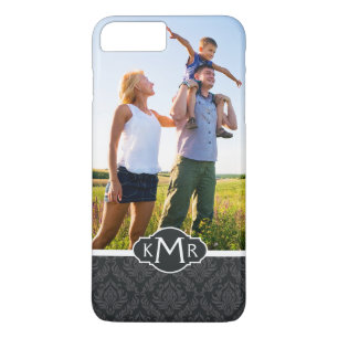 Coques Pour iPhone Motif fait sur commande 6 de photo et de damassé