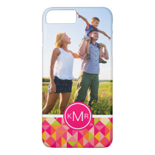 Coque iPhone 8 Plus/7 Plus Motif fait sur commande de triangles de photo et