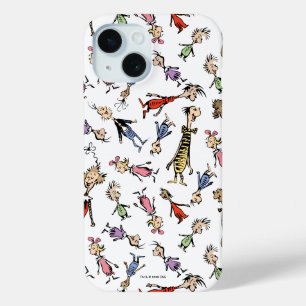 Coque Pour iPhone 15 Motif festif des personnages de Whoville de Dr. Se