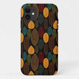 Coque iPhone 11 Motif feuille - Couleurs