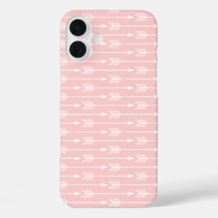 Coques iPhone 16 Plus Motif Flèches roses