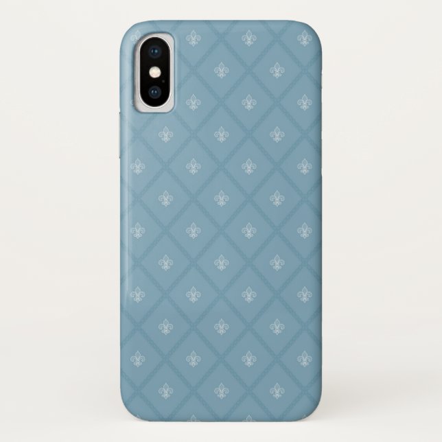 Coques Case-Mate iPhone motif Fleur-De-lis (Dos)
