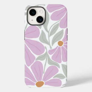 Coque Pour iPhone 14 Motif Fleurs rétro