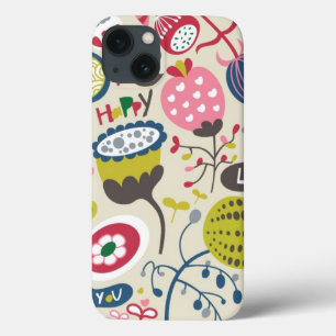 iPhone 13 Coque Motif floral 14