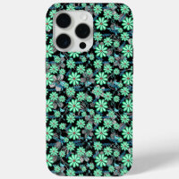 Motif floral 17.b Fond noir