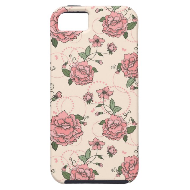 Coques Case-Mate iPhone Motif floral 5 (Dos)