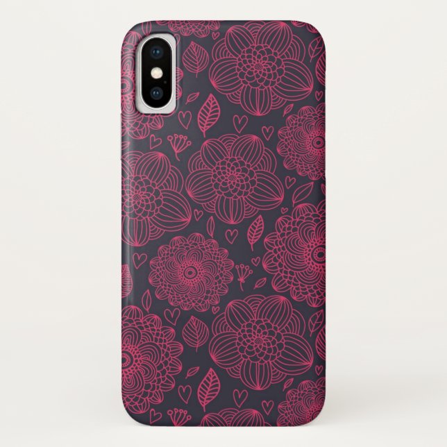 Coques Case-Mate iPhone Motif floral 9 (Dos)
