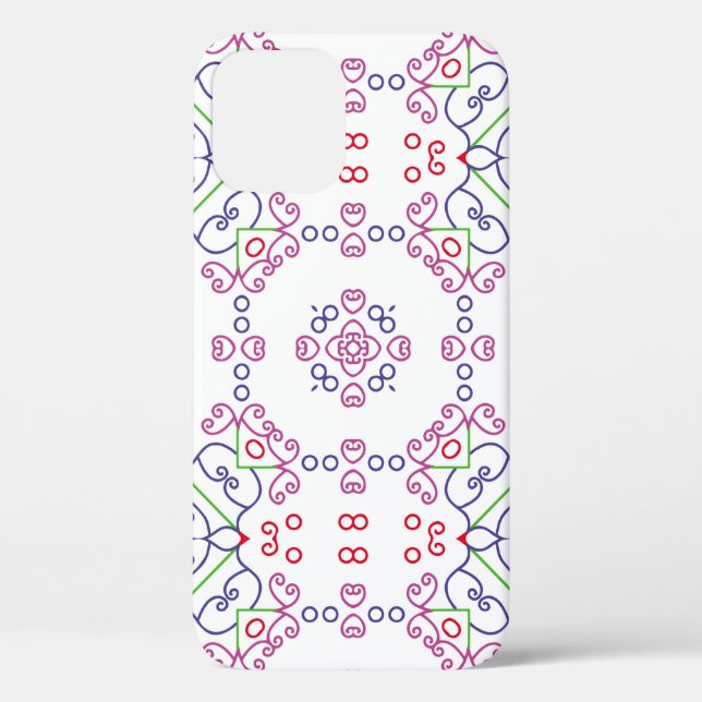 Coques Case-Mate iPhone motif floral Abstrait design abstrait, art, maison (Verso)