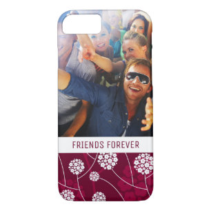 Coques Pour iPhone Motif floral abstrait fait sur commande de photo