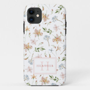 Case-Mate iPhone Case Motif floral aquarelle de printemps féminin avec m