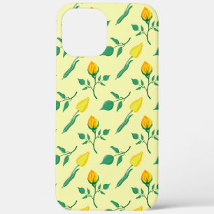 Case-Mate iPhone Case Motif floral avec rose jaune et fleurs de tulipe