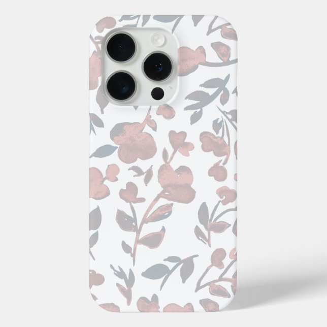 Coques Case-Mate iPhone Motif floral boho   (Verso)