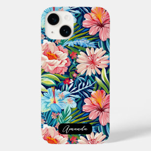 Coque Pour iPhone 14 Motif floral botanique Fleurs d'été