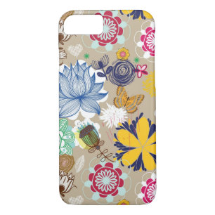 Coque Case-Mate Pour iPhone Motif floral dans le rétro style 3