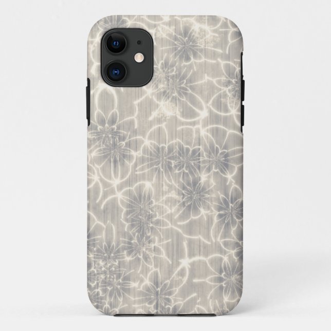 Coques Case-Mate iPhone Motif floral de fantaisie (Dos)
