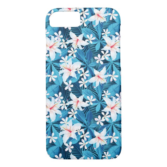 Coques Case-Mate iPhone Motif floral de ketmie tropicale (Dos)