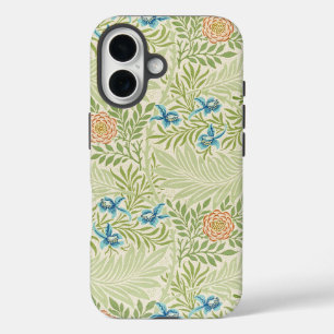 Coque Pour iPhone 16 Motif floral de pied-d'alouette de William Morris