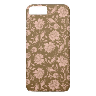 Coques Pour iPhone Motif floral de rose et de brun