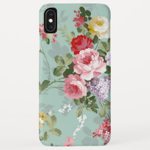 Case-Mate iPhone Case Motif floral de roses rouge-rose élégants vintages