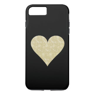 Coque iPhone 7 Plus Motif floral de William Morris dans le coeur - Coq