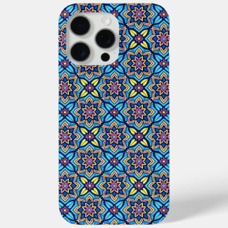 Coque iPhone 15 Pro Max Motif Floral Décoratif Coloré