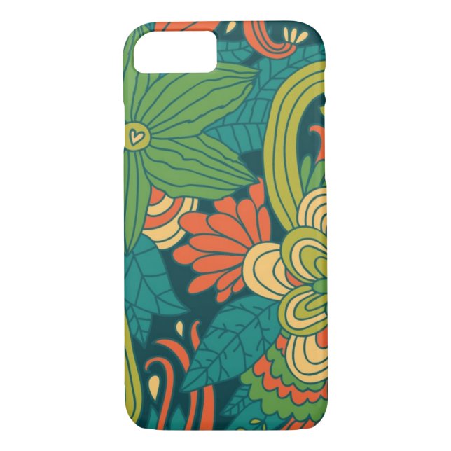 Coques Case-Mate iPhone Motif floral d'été (Dos)