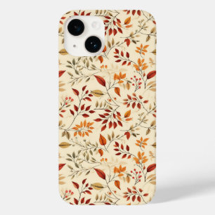 Coque Pour iPhone 14 Motif floral élégant d'automne