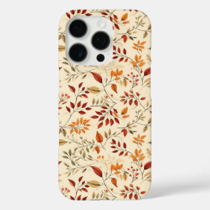 Coques iPhone 16 Pro Motif floral élégant d'automne