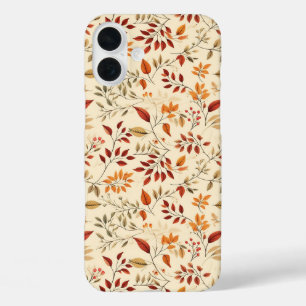 Coques iPhone 16 Plus Motif floral élégant d'automne