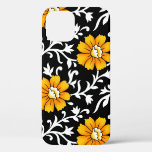 Case-Mate iPhone Case Motif floral sans soudure avec fond noir, b