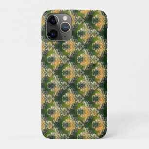 Case-Mate iPhone Case Motif floral vert blanc orange vintage  