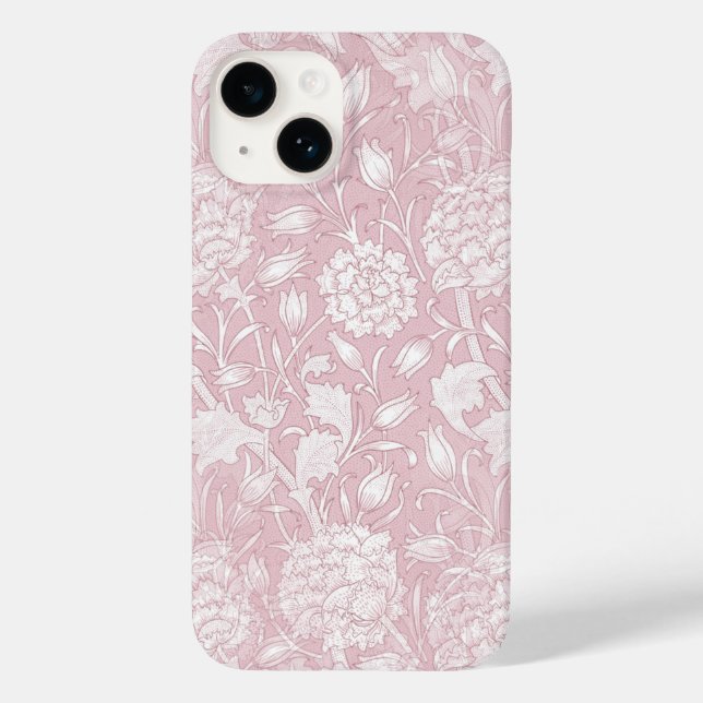 Coques Case-Mate iPhone Motif Floral William Morris en rose (Verso)