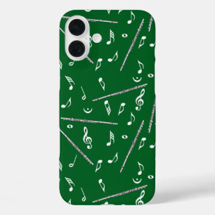 Coques iPhone 16 Plus Motif Flute Music Note