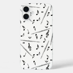 Coques iPhone 16 Plus Motif Flute Music Note