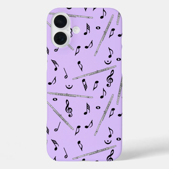 Coques Case-Mate iPhone Motif Flute Music Note (Verso)