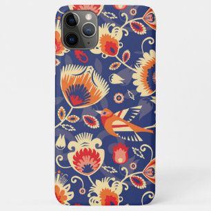 Case-Mate iPhone Case 💛 🧡 💙 motif folklorique aux fleurs jaunes 002