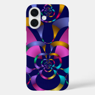 Coque Pour iPhone 16 Motif géométrique Abstrait coloré