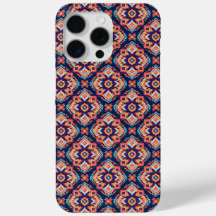 Coque iPhone 15 Pro Max Motif géométrique Aztec coloré