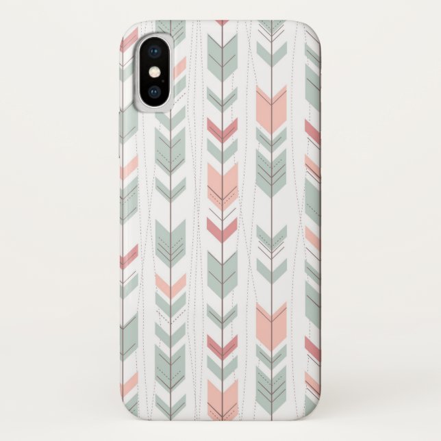 Coques Case-Mate iPhone Motif géométrique dans le rétro style (Dos)