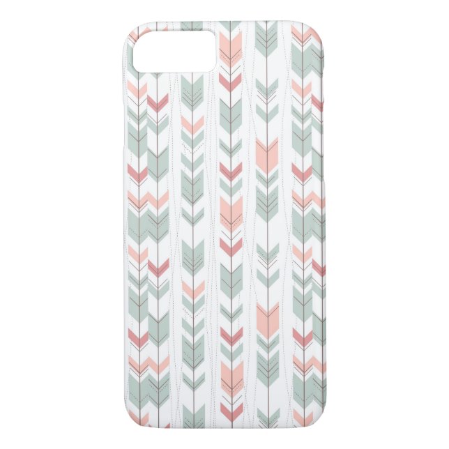 Coques Case-Mate iPhone Motif géométrique dans le rétro style (Dos)