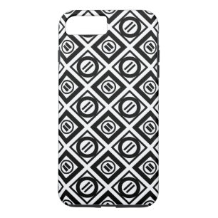 Coque Case-Mate Pour iPhone Motif géométrique en noir sur blanc