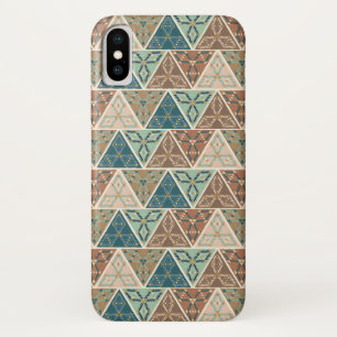 Coque iPhone X Motif géométrique extérieur d'étape   de Geo