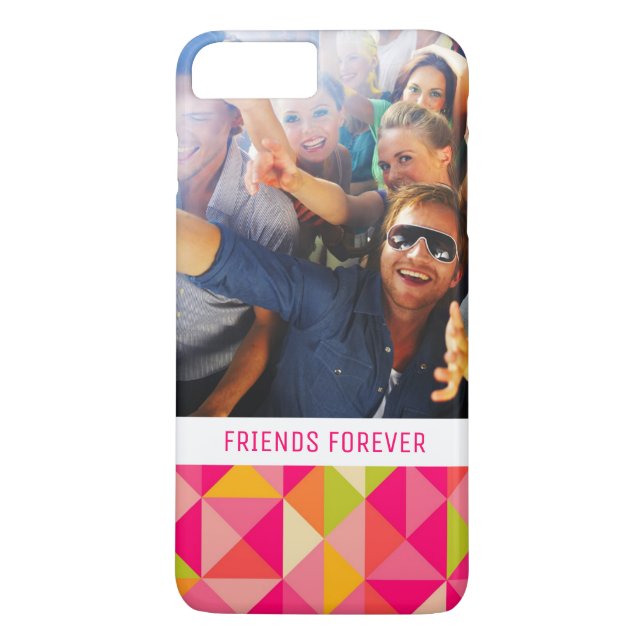 Coques Case-Mate iPhone Motif géométrique fait sur commande de triangles (Dos)