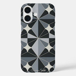 Coque Pour iPhone 16 Motif géométrique moderne - Design élégant
