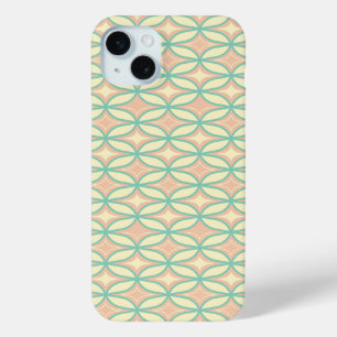Coque iPhone 15 Mini Motif géométrique sans couture en forme de diamant
