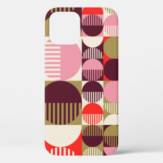 Case-Mate iPhone Case Motif géométrique vintage moderne abstrait transpa