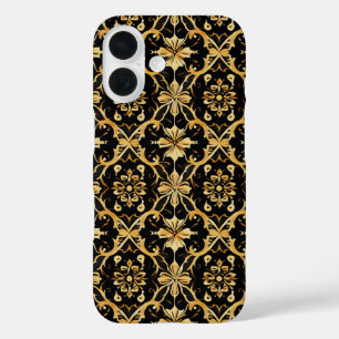 Coque Pour iPhone 16 Motif Gold complexe